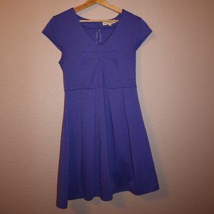 Altar'd State Purple Cap Sleeve V-Neck Dress